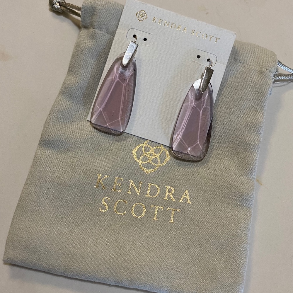 NWOT Kendra Scott Drop Crystal Earrings